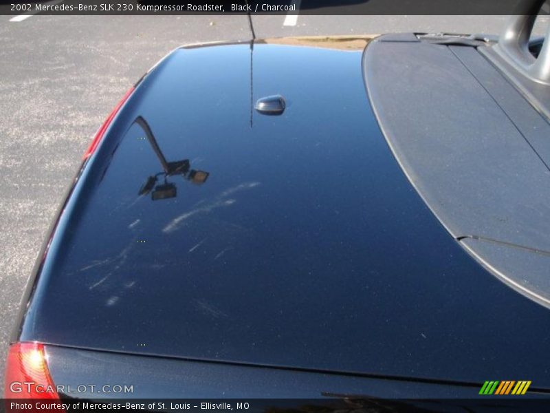 Black / Charcoal 2002 Mercedes-Benz SLK 230 Kompressor Roadster