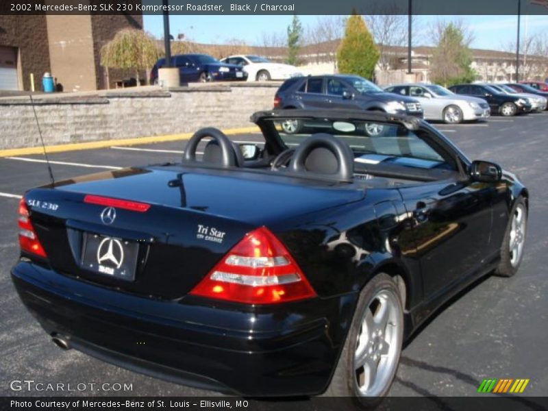 Black / Charcoal 2002 Mercedes-Benz SLK 230 Kompressor Roadster