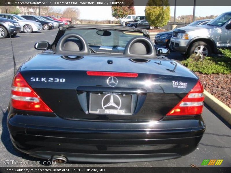 Black / Charcoal 2002 Mercedes-Benz SLK 230 Kompressor Roadster