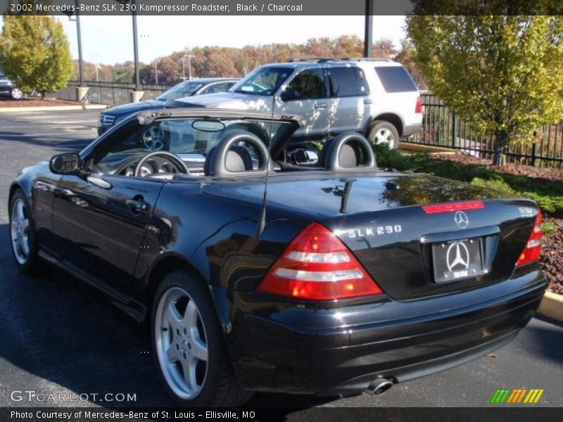 Black / Charcoal 2002 Mercedes-Benz SLK 230 Kompressor Roadster