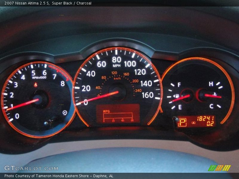 Super Black / Charcoal 2007 Nissan Altima 2.5 S