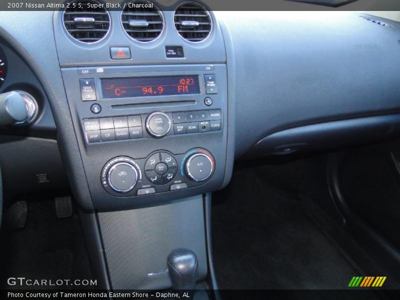 Super Black / Charcoal 2007 Nissan Altima 2.5 S