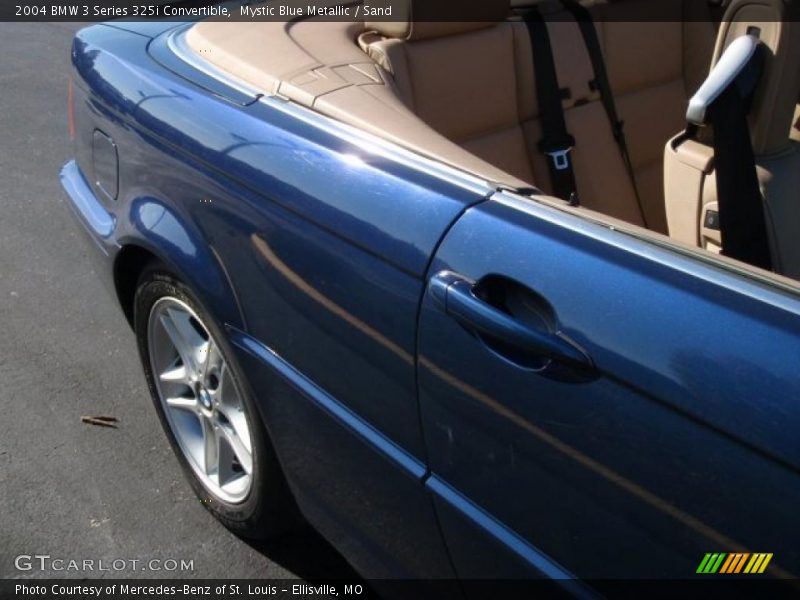 Mystic Blue Metallic / Sand 2004 BMW 3 Series 325i Convertible