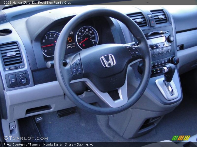 Gray Interior - 2008 CR-V EX 