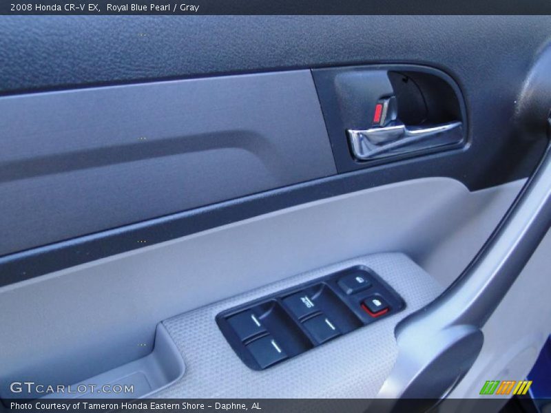 Royal Blue Pearl / Gray 2008 Honda CR-V EX