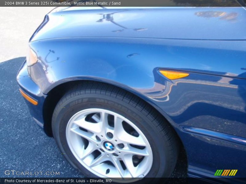 Mystic Blue Metallic / Sand 2004 BMW 3 Series 325i Convertible