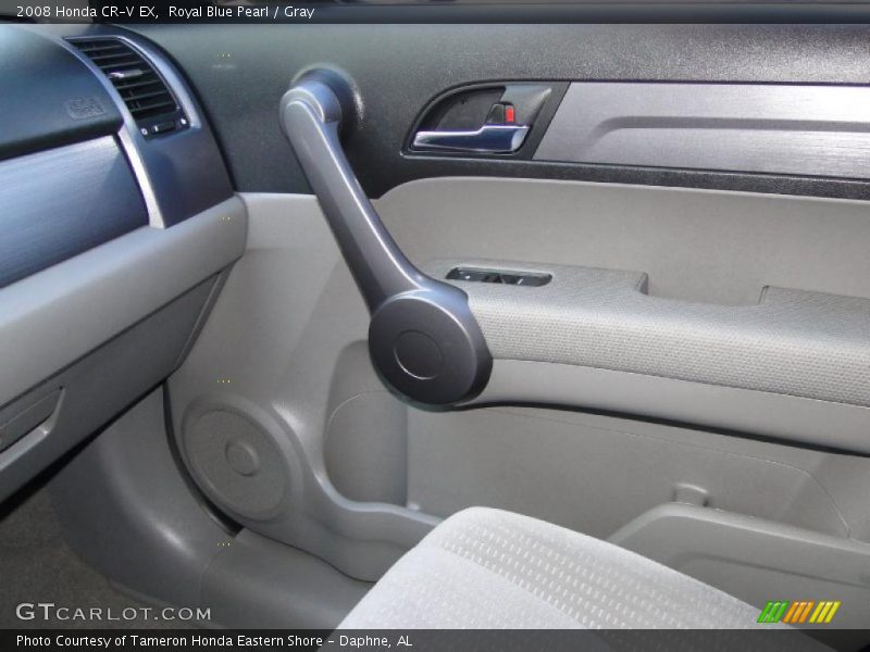 Royal Blue Pearl / Gray 2008 Honda CR-V EX