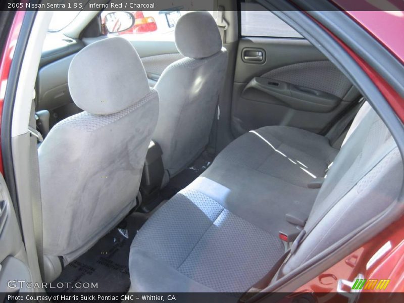 Inferno Red / Charcoal 2005 Nissan Sentra 1.8 S