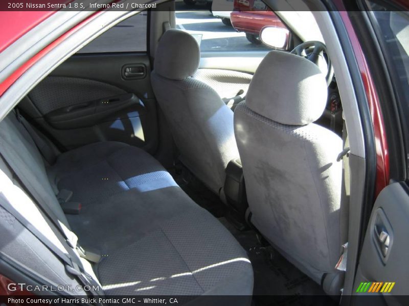 Inferno Red / Charcoal 2005 Nissan Sentra 1.8 S