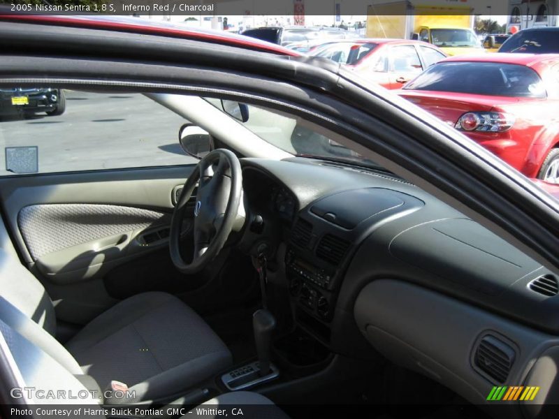 Inferno Red / Charcoal 2005 Nissan Sentra 1.8 S