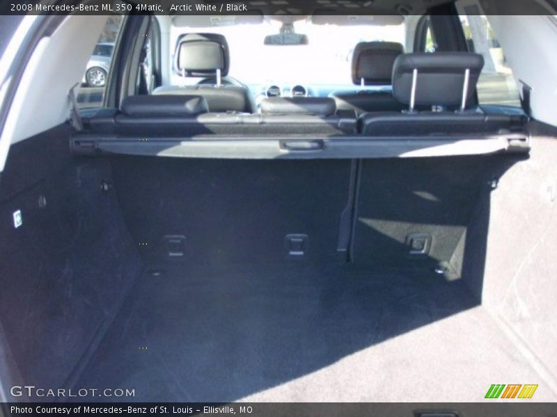 Arctic White / Black 2008 Mercedes-Benz ML 350 4Matic