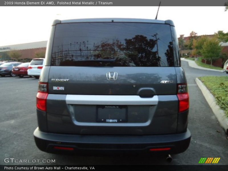 Polished Metal Metallic / Titanium 2009 Honda Element EX AWD