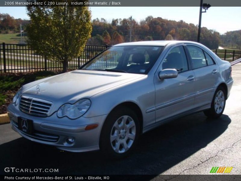 Iridium Silver Metallic / Black 2006 Mercedes-Benz C 280 Luxury