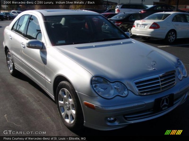 Iridium Silver Metallic / Black 2006 Mercedes-Benz C 280 Luxury