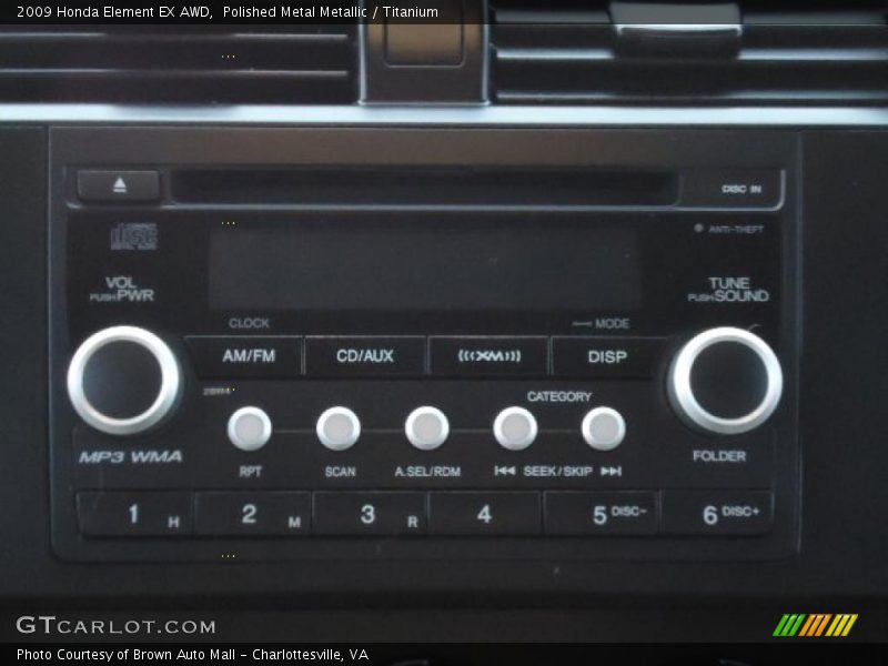 Polished Metal Metallic / Titanium 2009 Honda Element EX AWD