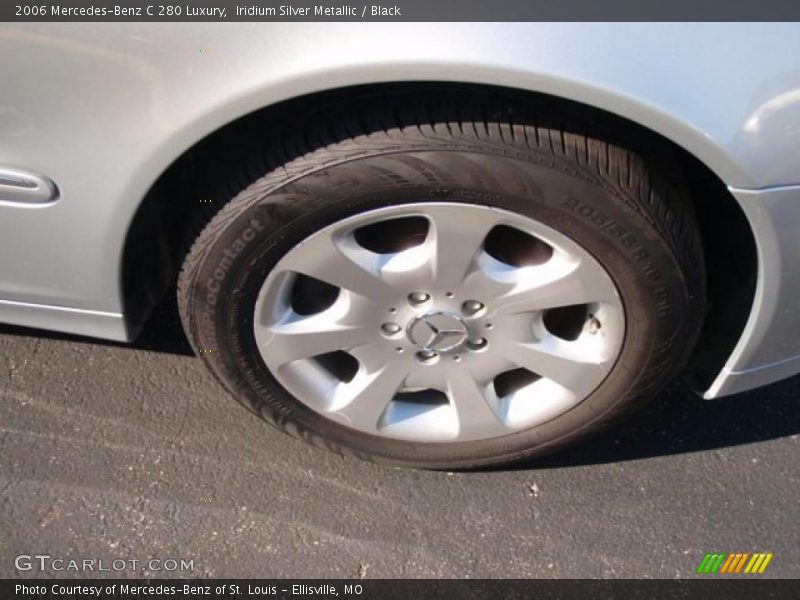 Iridium Silver Metallic / Black 2006 Mercedes-Benz C 280 Luxury