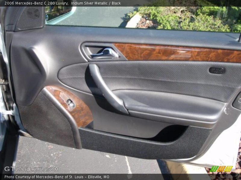 Iridium Silver Metallic / Black 2006 Mercedes-Benz C 280 Luxury