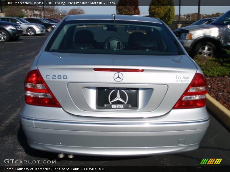 Iridium Silver Metallic / Black 2006 Mercedes-Benz C 280 Luxury