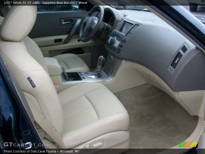 Sapphire Blue Metallic / Wheat 2007 Infiniti FX 35 AWD