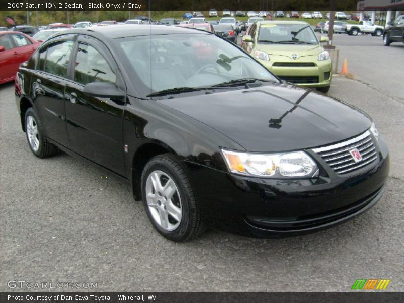 Black Onyx / Gray 2007 Saturn ION 2 Sedan