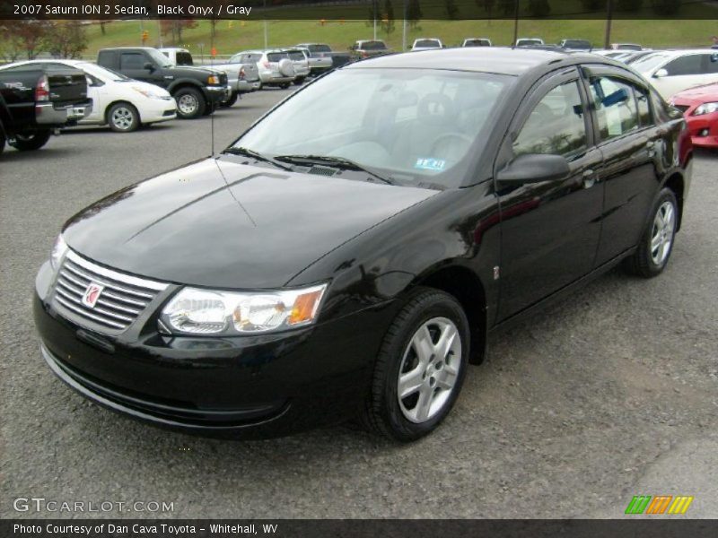 Black Onyx / Gray 2007 Saturn ION 2 Sedan