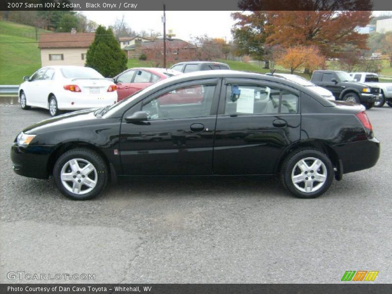 Black Onyx / Gray 2007 Saturn ION 2 Sedan