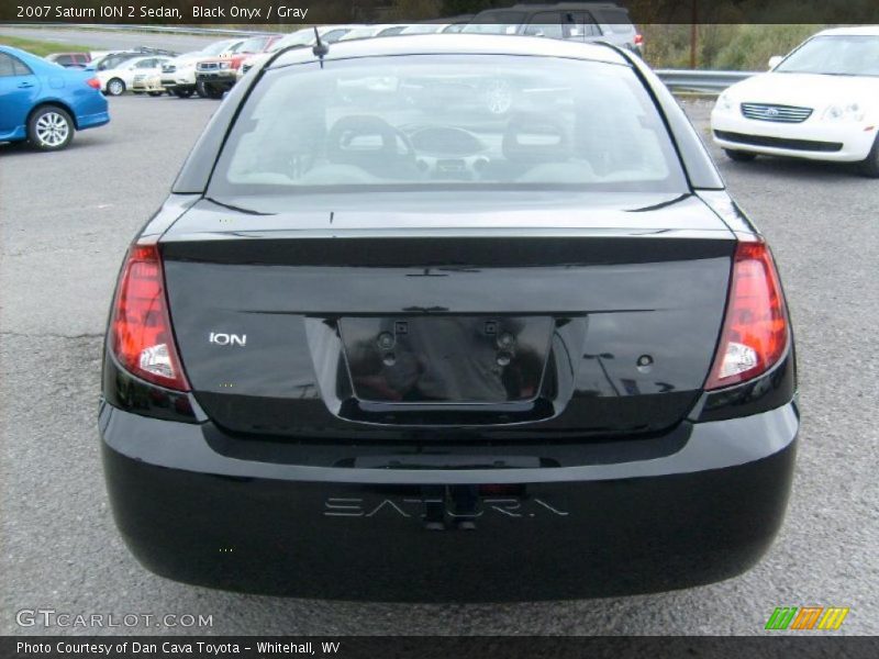 Black Onyx / Gray 2007 Saturn ION 2 Sedan