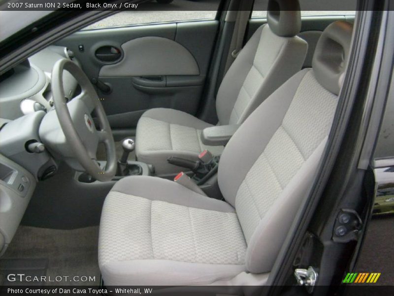 Black Onyx / Gray 2007 Saturn ION 2 Sedan