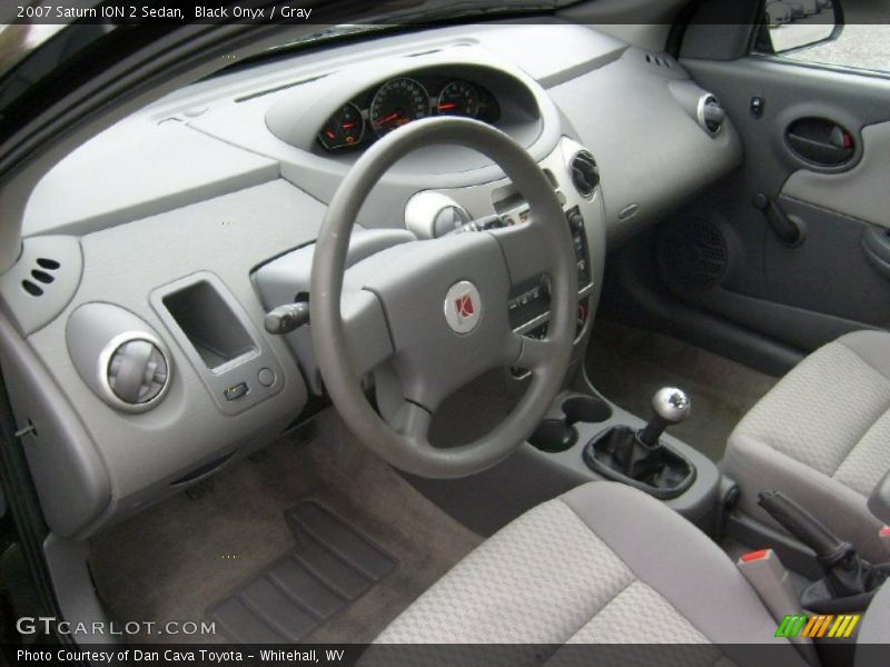 Black Onyx / Gray 2007 Saturn ION 2 Sedan