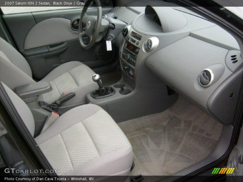 Black Onyx / Gray 2007 Saturn ION 2 Sedan
