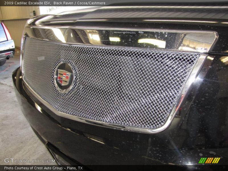 Black Raven / Cocoa/Cashmere 2009 Cadillac Escalade ESV