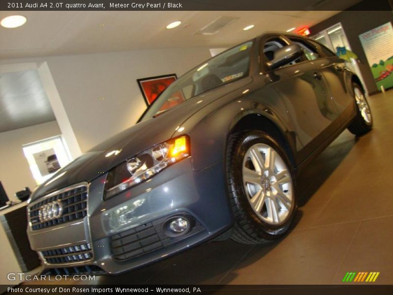 Meteor Grey Pearl / Black 2011 Audi A4 2.0T quattro Avant