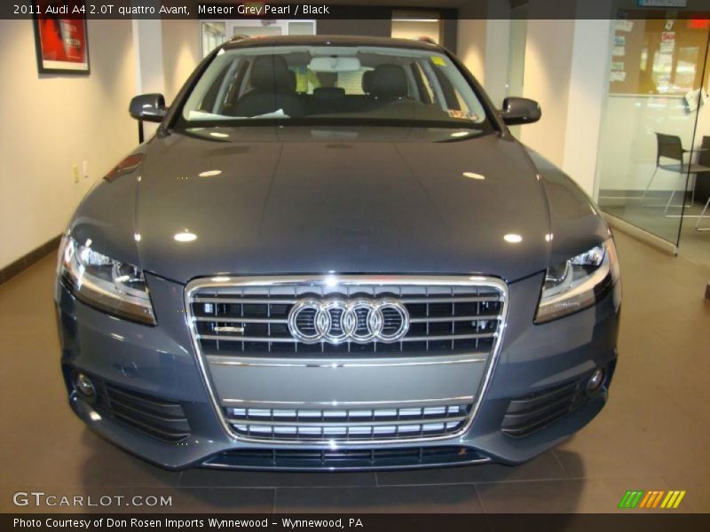 Meteor Grey Pearl / Black 2011 Audi A4 2.0T quattro Avant