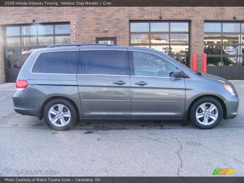 Nimbus Gray Metallic / Gray 2008 Honda Odyssey Touring