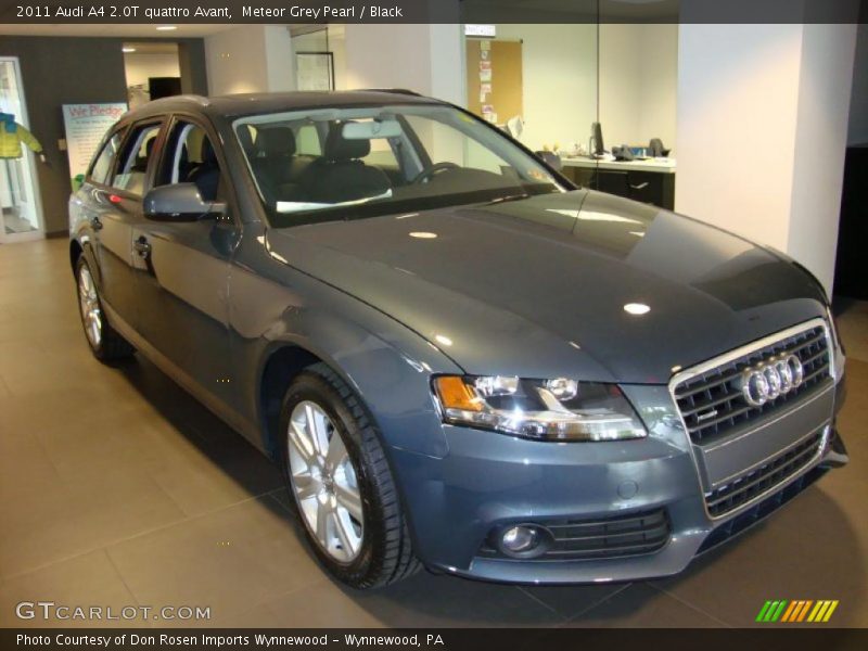 Meteor Grey Pearl / Black 2011 Audi A4 2.0T quattro Avant