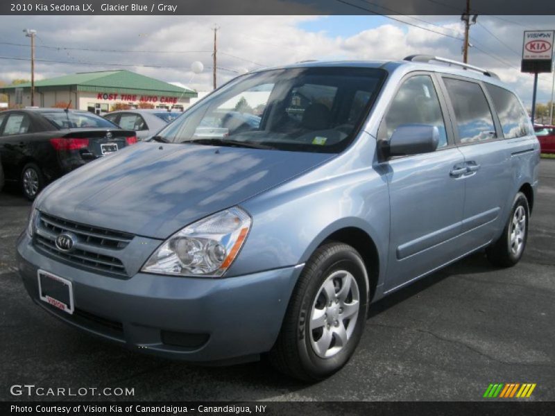 Glacier Blue / Gray 2010 Kia Sedona LX