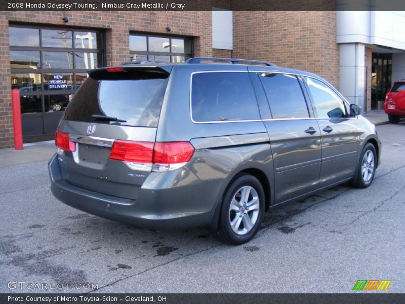 Nimbus Gray Metallic / Gray 2008 Honda Odyssey Touring