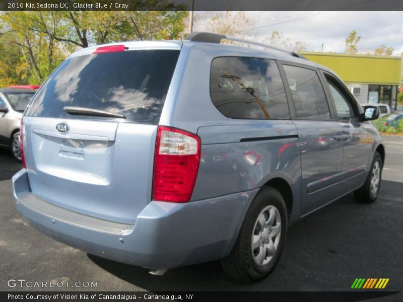 Glacier Blue / Gray 2010 Kia Sedona LX