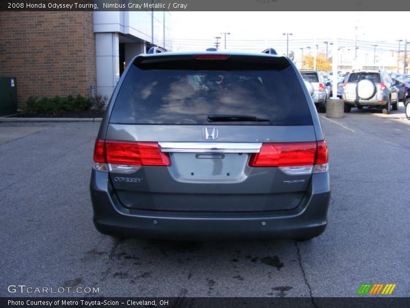 Nimbus Gray Metallic / Gray 2008 Honda Odyssey Touring