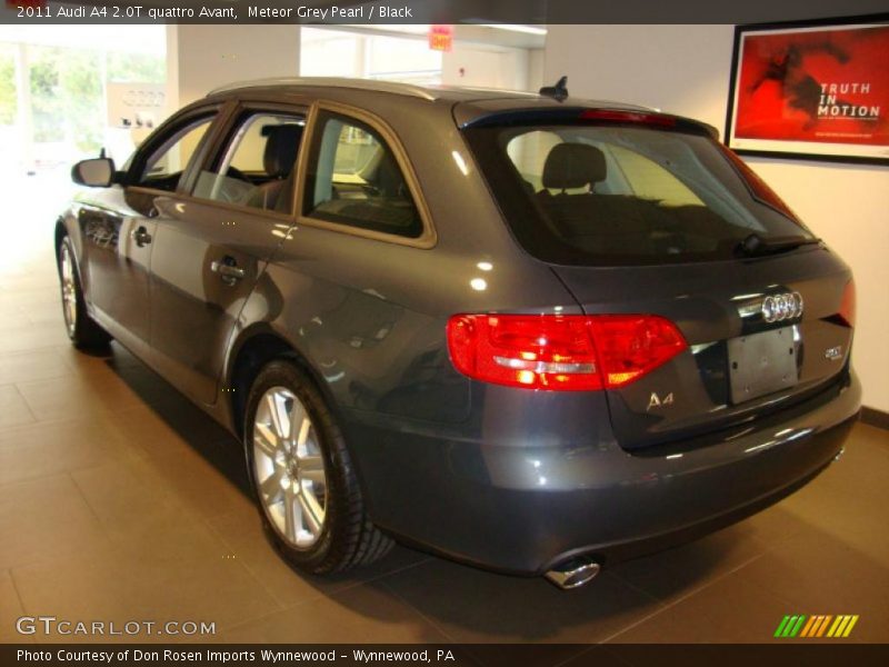 Meteor Grey Pearl / Black 2011 Audi A4 2.0T quattro Avant