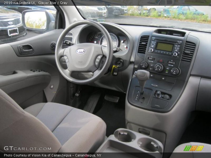 Glacier Blue / Gray 2010 Kia Sedona LX