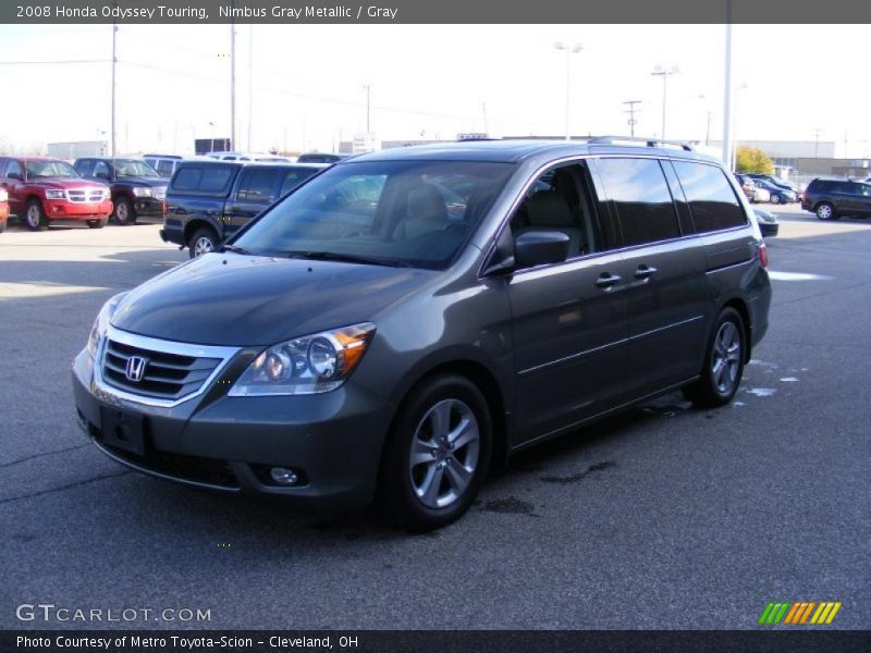 Nimbus Gray Metallic / Gray 2008 Honda Odyssey Touring