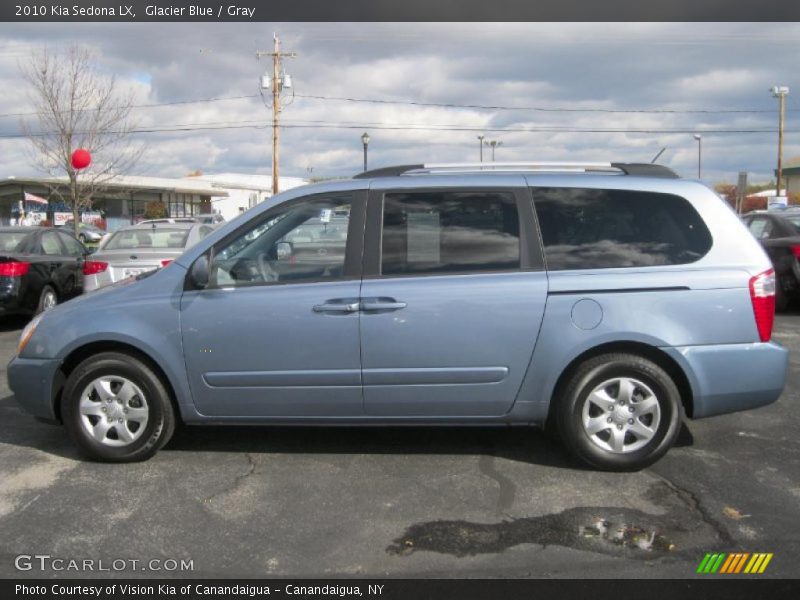 Glacier Blue / Gray 2010 Kia Sedona LX