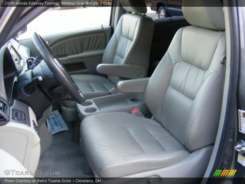 Nimbus Gray Metallic / Gray 2008 Honda Odyssey Touring