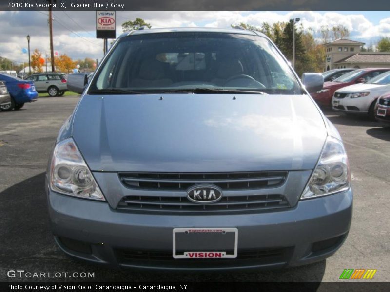 Glacier Blue / Gray 2010 Kia Sedona LX