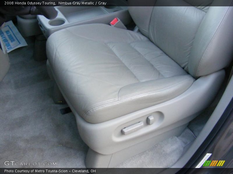 Nimbus Gray Metallic / Gray 2008 Honda Odyssey Touring