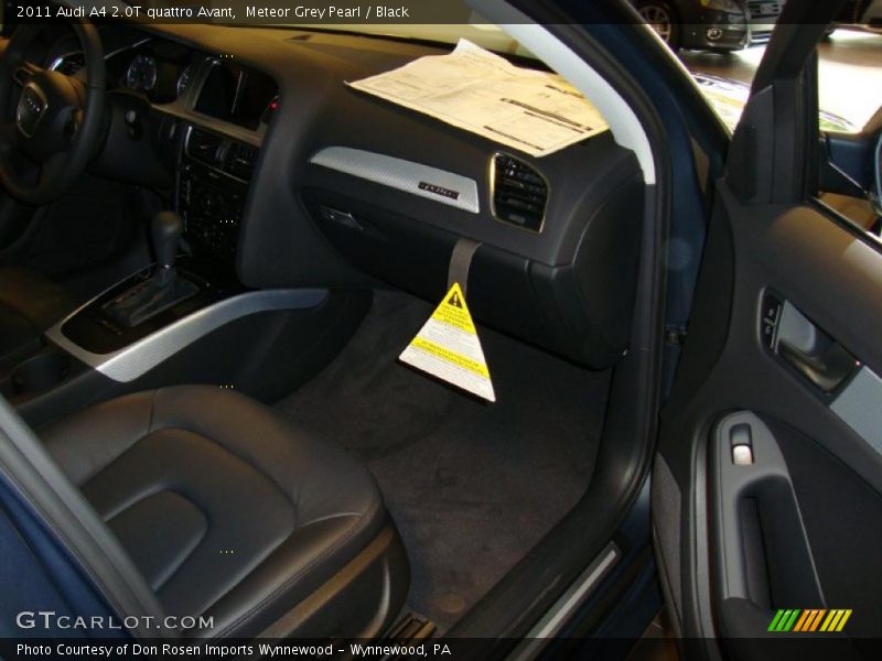 Meteor Grey Pearl / Black 2011 Audi A4 2.0T quattro Avant