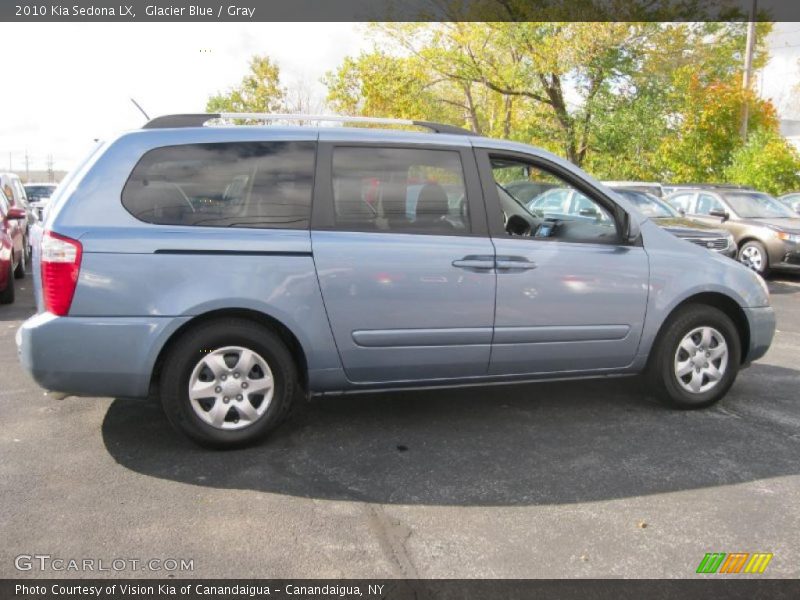 Glacier Blue / Gray 2010 Kia Sedona LX