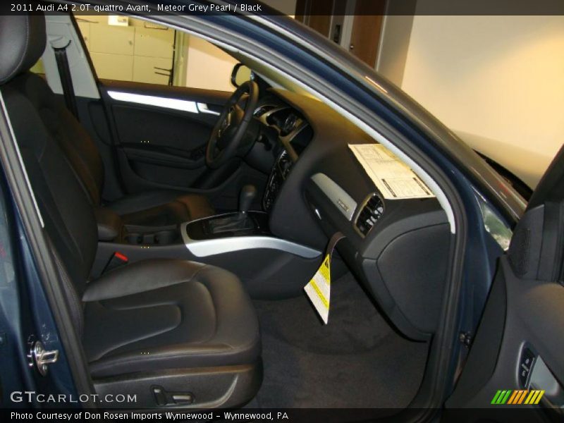 Meteor Grey Pearl / Black 2011 Audi A4 2.0T quattro Avant