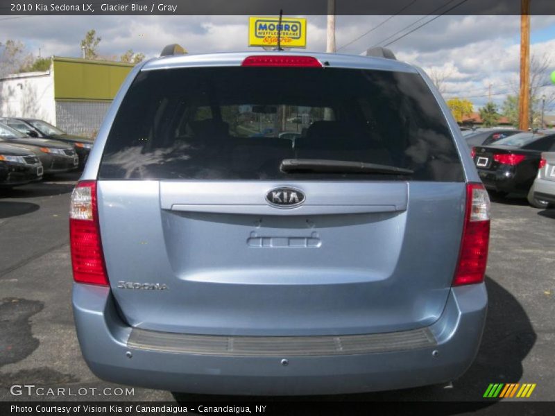 Glacier Blue / Gray 2010 Kia Sedona LX